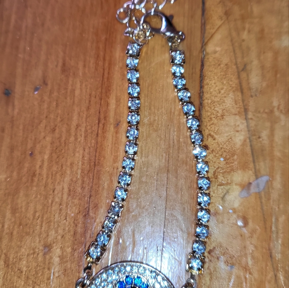 Evil Eye Rhinestone bracelet - Picture 4 of 5